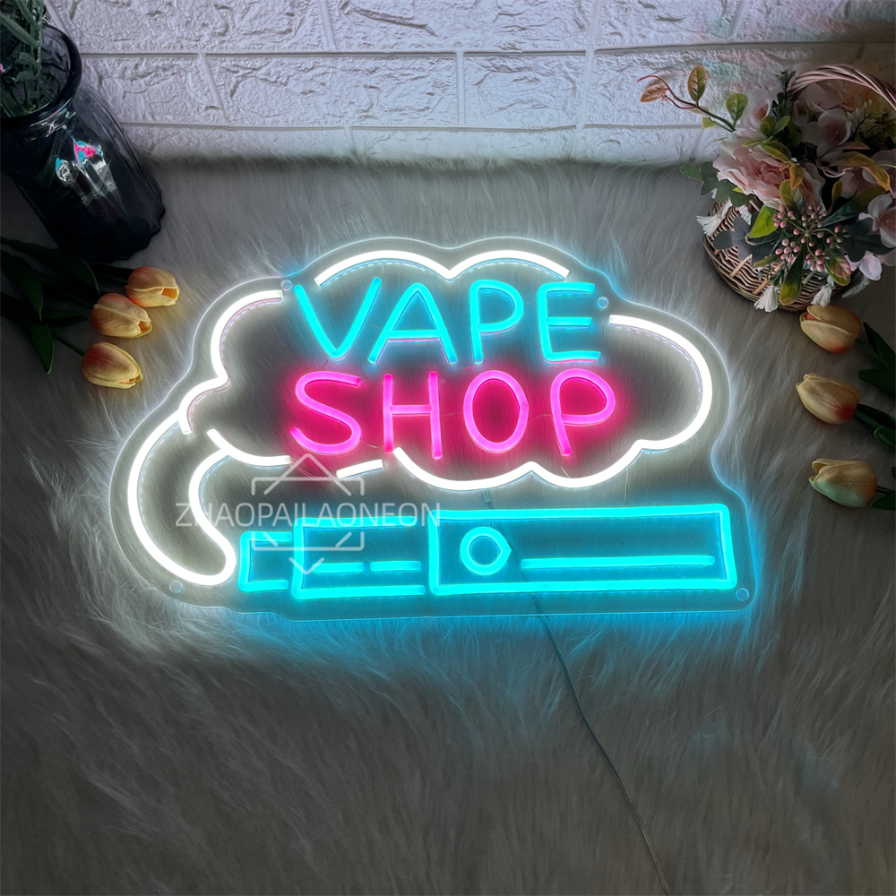 Vaping Shop - VAPE SHOP Led Neon Schild Wand