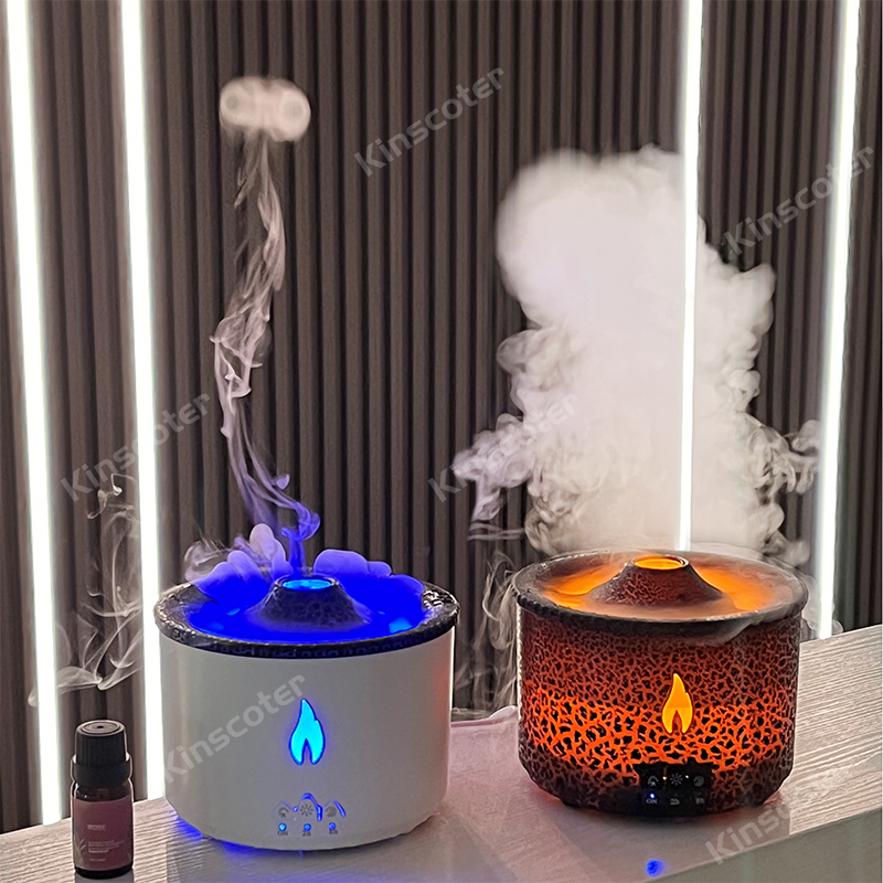 Vape Ring - KINSCOTER Volcano Flame Aroma-Diffusor, Qualle, Rauchring,