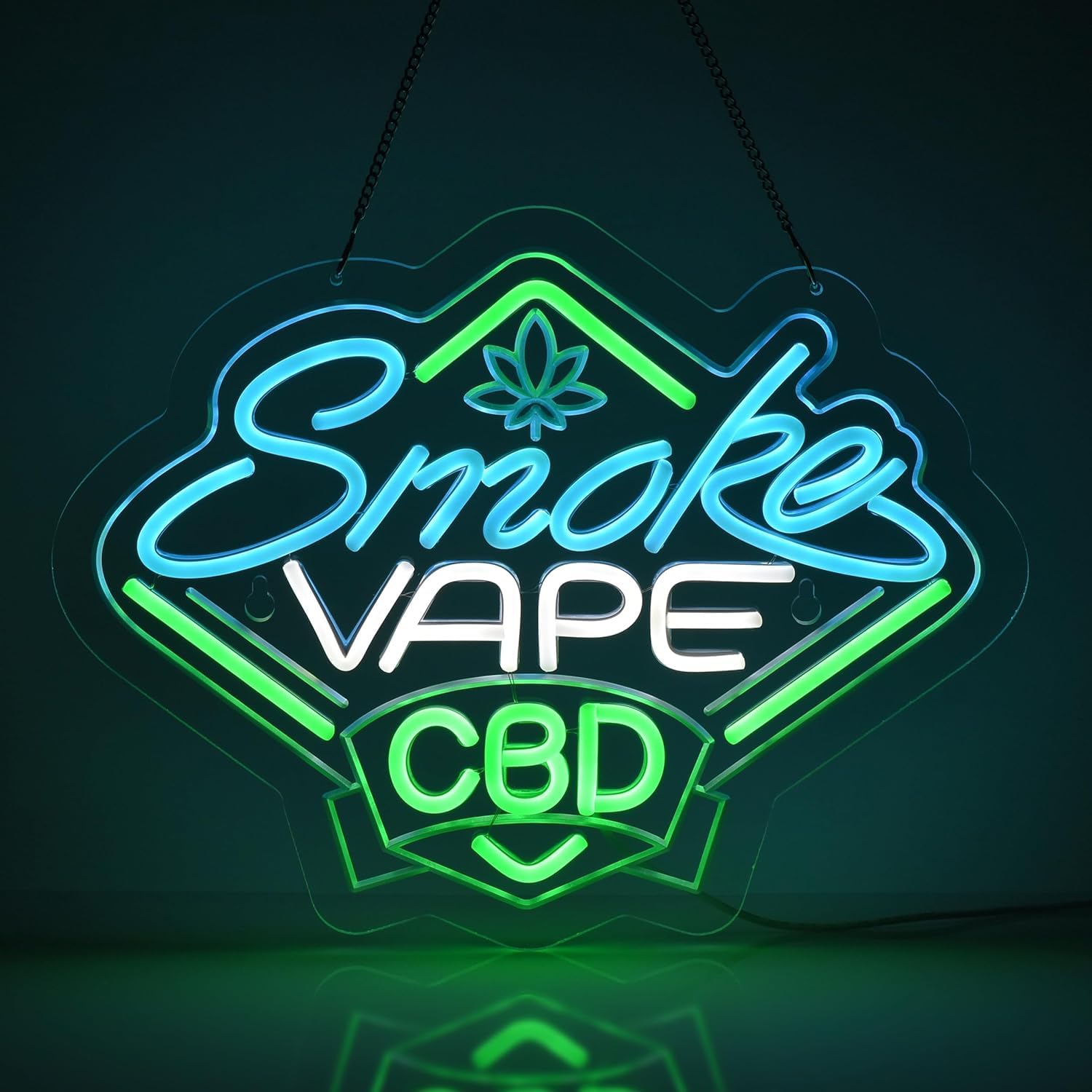 Vaping Shop - Rauch- und Vape-Shop Neonschild Neonlichter Hängende