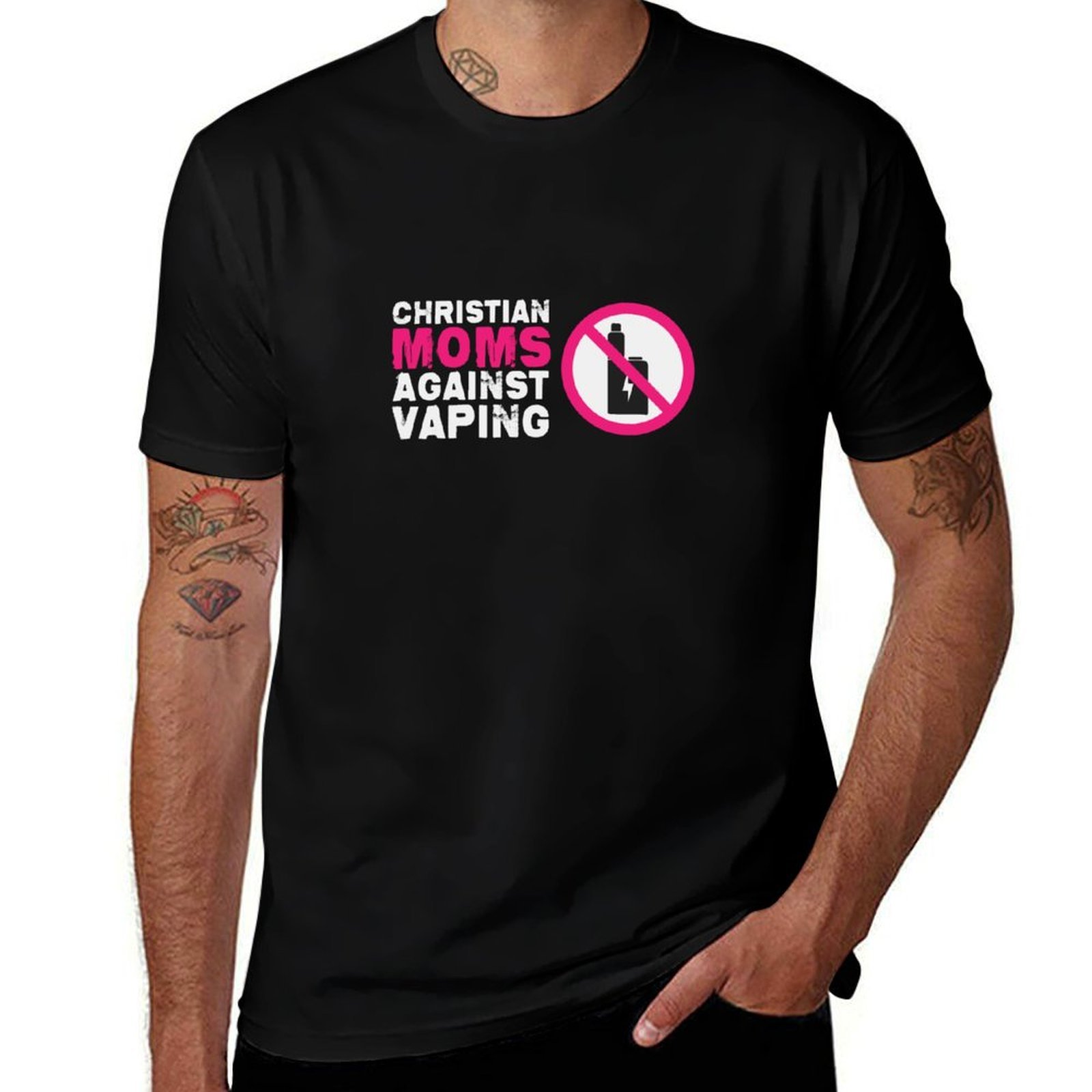 Quick Vape - Christian Moms Against Vaping T-Shirt, schnell