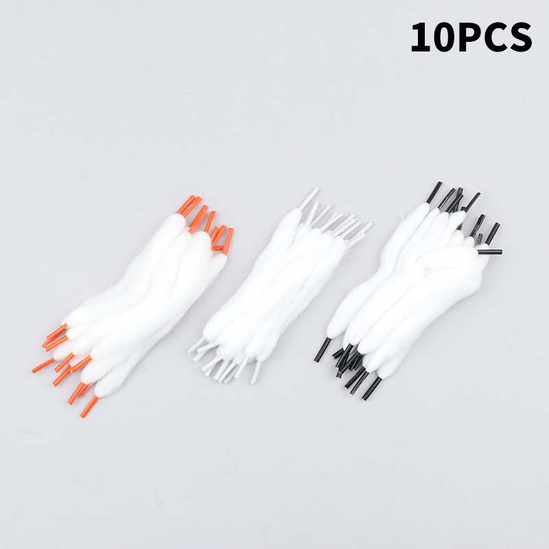 Cotton Wick Organic - 10 Stück vorgefertigte Bio-Schnürsenkel im Bio-Stil