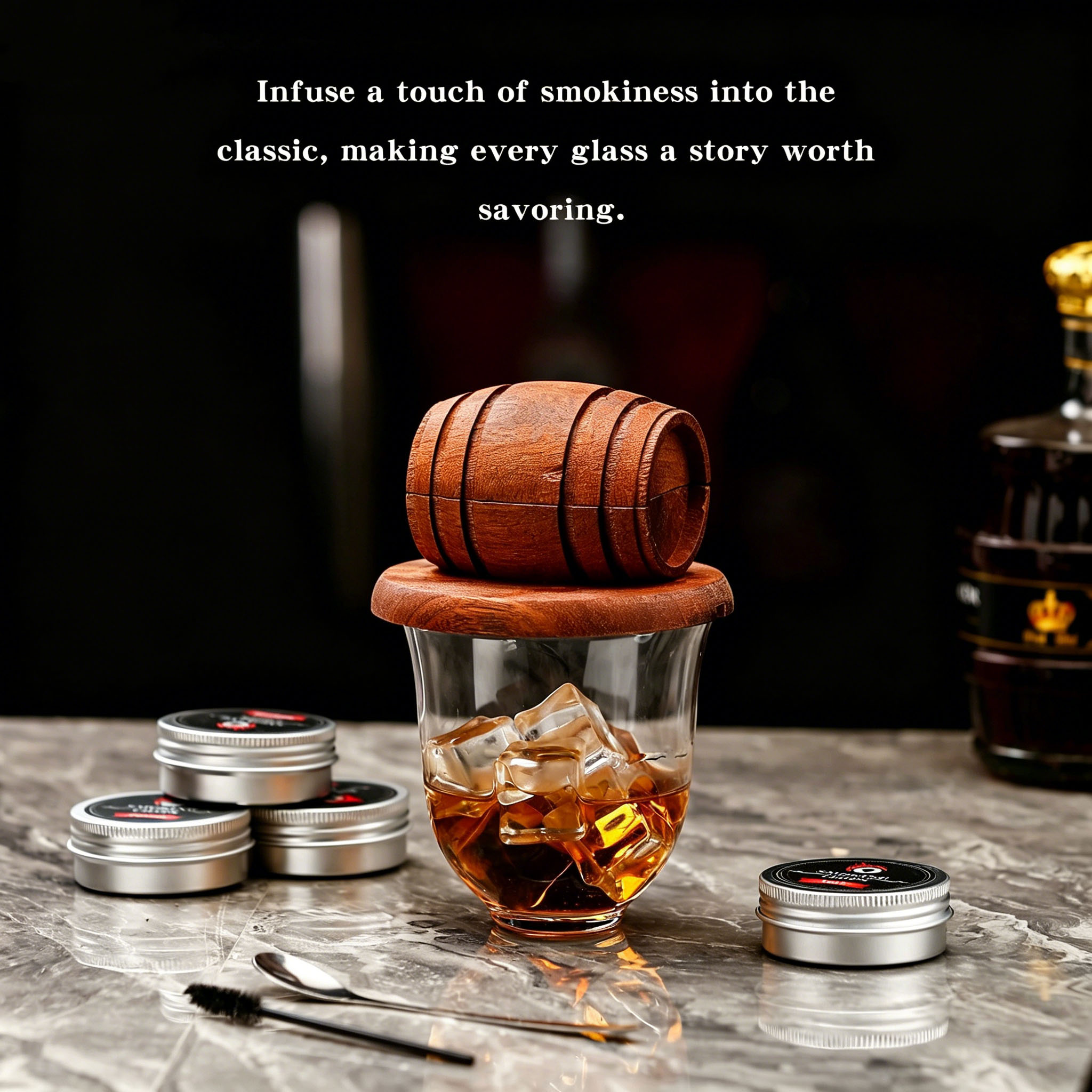Klassisches Design Whiskey-Räu – Vape Decoration Bewertung und Preis